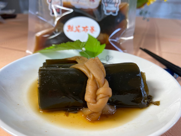 鮭の昆布巻き
